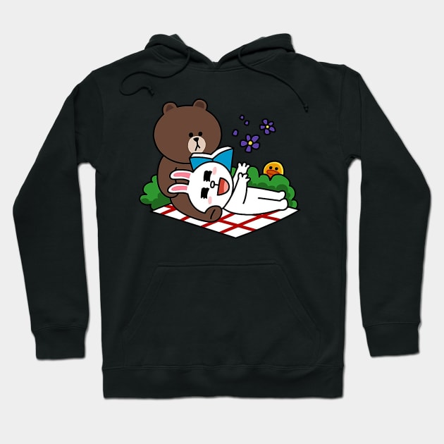 brown and cony Hoodie by ezzobair